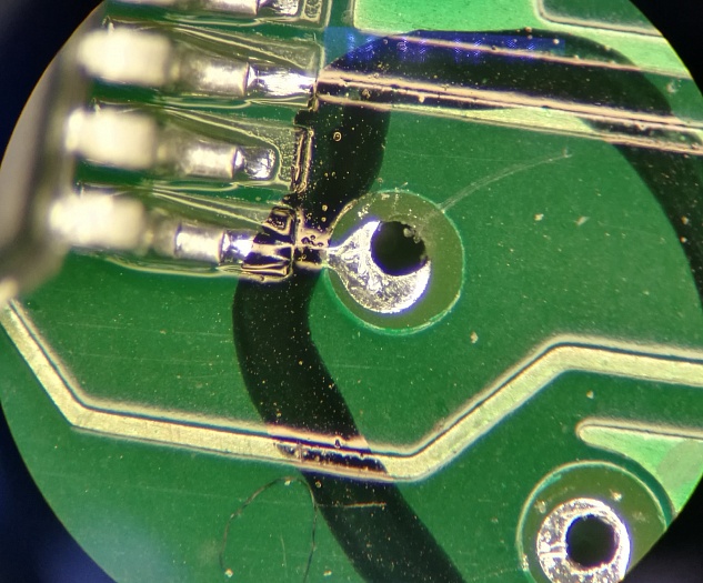 Фотографии с микроскопа Micro Vu